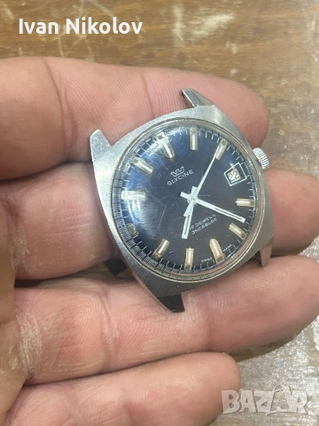 Рядък мъжки механичен часовник Glycine, снимка 2 - Мъжки - 51984290