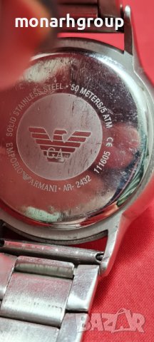 Часовник Emporio Armani AR2432 Renato Chronograph, снимка 7 - Мъжки - 39346120