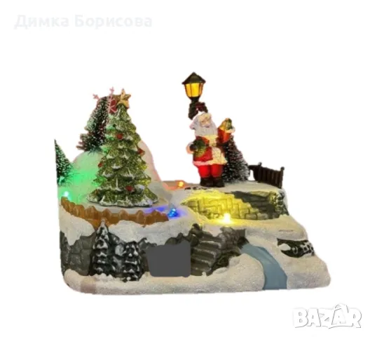 Светеща Коледна декорация с Дядо Коледа или Снежен човек – Празнична магия за вашия дом, снимка 6 - Други - 47557189