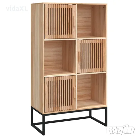 vidaXL Висок шкаф, 70x35x125 см, инженерно дърво