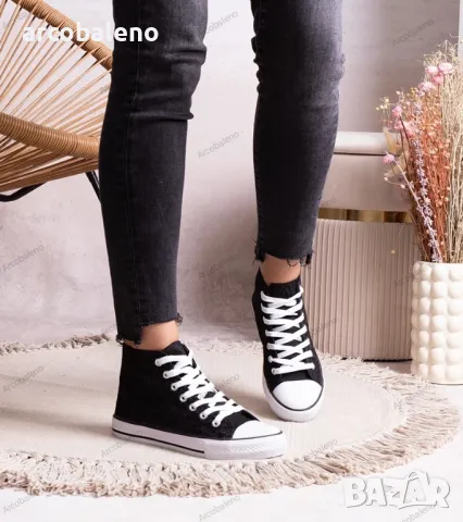 Дамски високи кецове с дантела на Bonifakima, 2цвята , снимка 9 - Кецове - 48563557