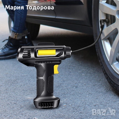 Безжичен дигитален компресор за автомобил, снимка 4 - Аксесоари и консумативи - 52989589