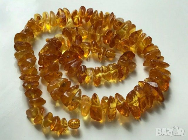 100 % чист висококачествен Балтийски кехлибар 50.32 грама. , снимка 3 - Колиета, медальони, синджири - 29365002