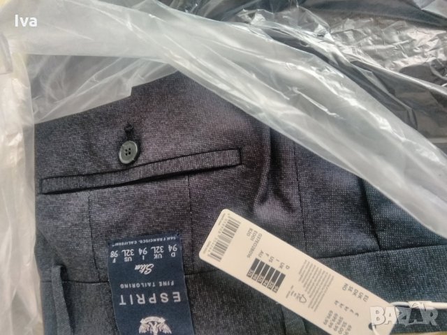 Нов мъжки панталон Esprit, черен, slim, 94/32L(30), снимка 5 - Панталони - 31661930