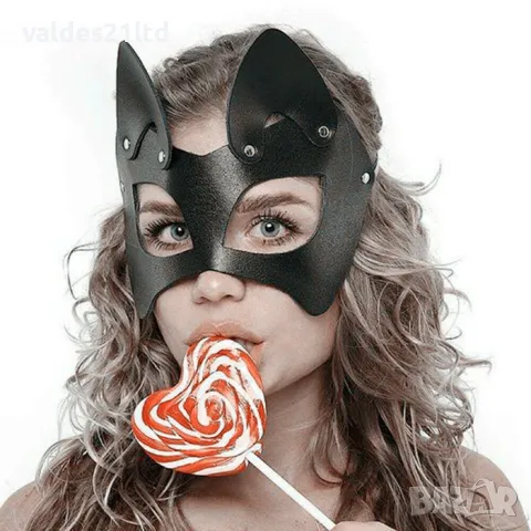 Кожена маска в стил BDSM., снимка 12 - Други игри - 39601835