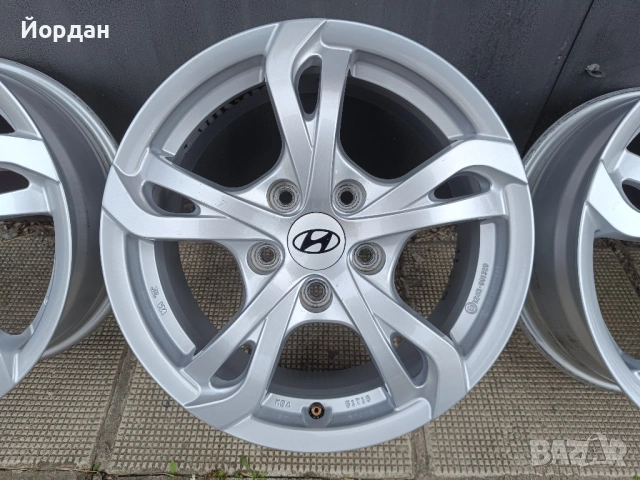 Алуминиеви джанти 16 ' цола 5x114,3 Хюндай / HYUNDAI 6,5J ET45 + датчици за налягане, снимка 8 - Гуми и джанти - 54182877