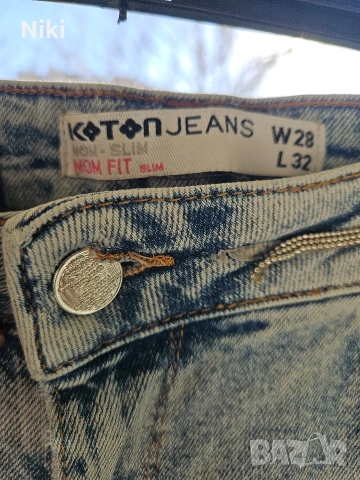 Дамски дънки марка котон, снимка 2 - Дънки - 54312882