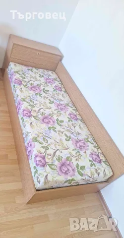 Единично легло с ракла и еднолицев матрак комплект