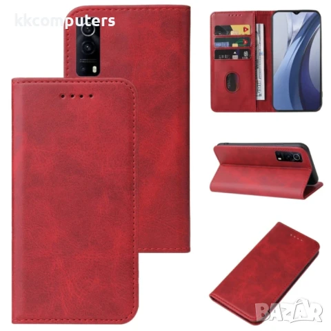 vivo iQOO Z3 5G / Y72 5G Magnetic Wallet Калъф и Протектор, снимка 5 - Калъфи, кейсове - 50674118