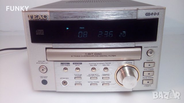 TEAC CR-H100 CD/Tuner Amplifier, снимка 9 - Аудиосистеми - 35203214