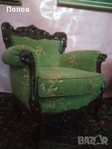 Двойка барокови кресла, снимка 2 - Дивани и мека мебел - 42214734