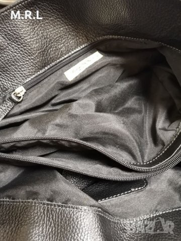 Голяма дамска чанта от естествена кожа , снимка 7 - Чанти - 34869493