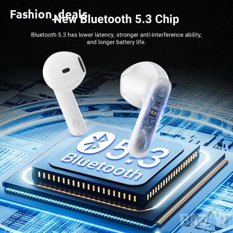 Нови Безжични слушалки Спортни с кутия за зареждане Earbuds за музика, снимка 5 - Bluetooth слушалки - 39679868