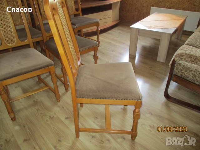 Шест стилни трапезни стола , снимка 5 - Столове - 29632233