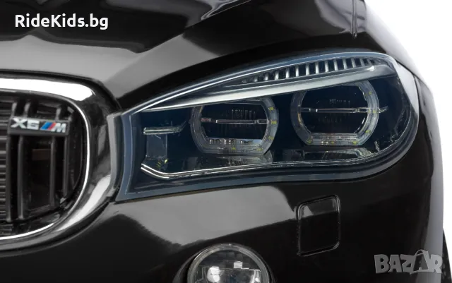 Луксозен детски акумулаторен BMW X6 - Черен, с дистанционно и LED светлини, снимка 8 - Детски велосипеди, триколки и коли - 49964176