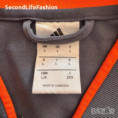 Тренировъчно яке Adidas FC Copenhagen 2017/18 размер L футболен топ , снимка 2 - Якета - 52165206