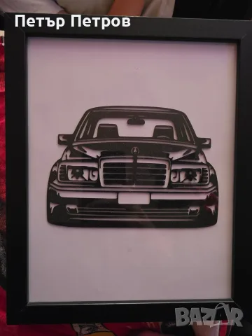 Уникална 3D картина / рамка Mercedes Classic – Перфектен подарък за ценители