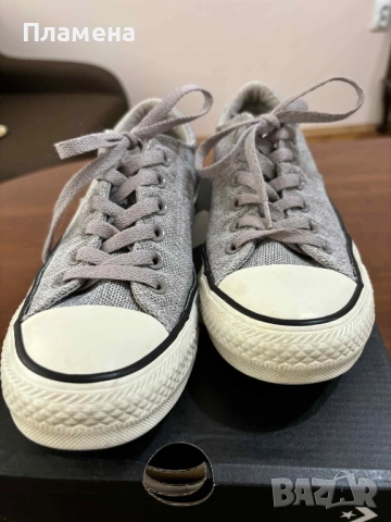 Converse кецове в сиво носени 37-38 , снимка 2 - Кецове - 52027943
