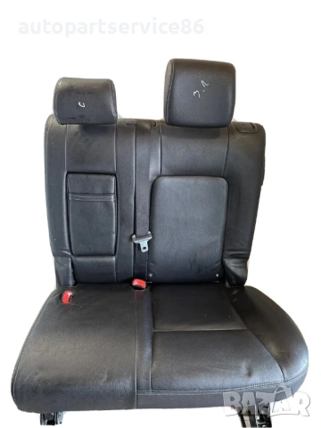 Задна двойна седалка втори ред черна кожа за Chevrolet Captiva 2.2 VCDi (2012) 