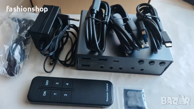 Докинг станция. USB-C KVM Switch, снимка 4 - Други - 55991254