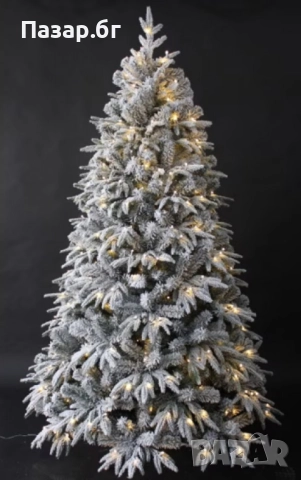 Коледна елха с вградени лампички по връхчетата, снимка 4 - Декорация за дома - 52500937
