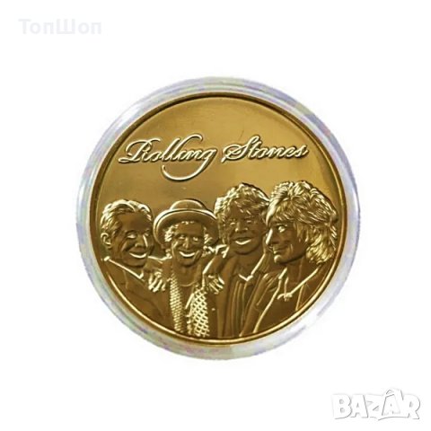 Rolling Stones - Монета, снимка 4 - Нумизматика и бонистика - 39658561