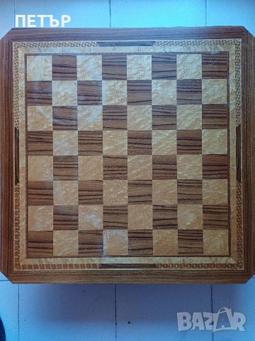 Масивна Шахматна Дъска 65 х 65 х 3 см 8 кг