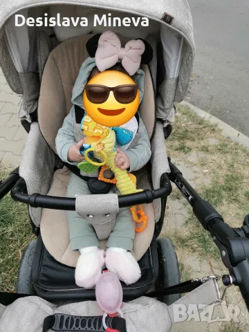 Бебешка количка Bebe Mobile Gusto 2 в 1, снимка 8 - Детски колички - 56227612