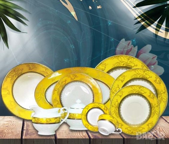 Сервиз за хранене за 6, 8 или 12 човека за миялна машина, снимка 3 - Сервизи - 30651365