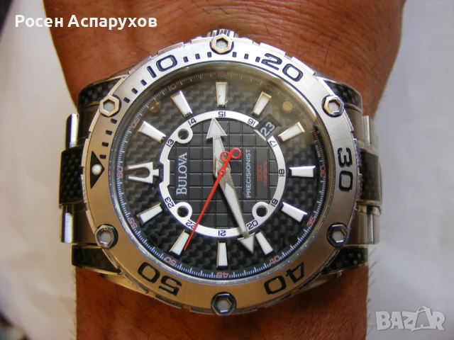 Bulova Precisionist Champlain Watch 300 Meters Carbon, снимка 9 - Мъжки - 51118261
