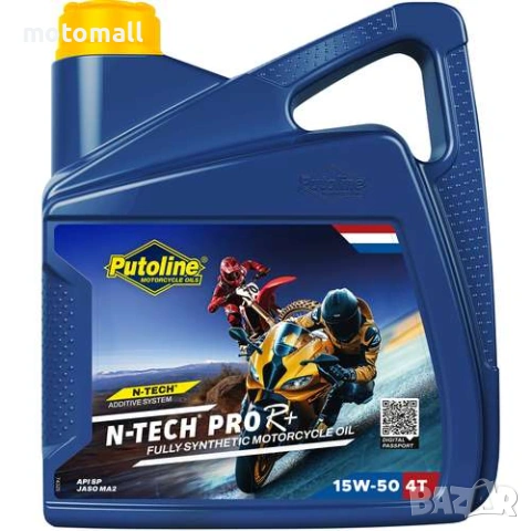 Синтетично мото масло 4L PUTOLINE N-TECH PRO R+, снимка 2 - Аксесоари и консумативи - 54171798