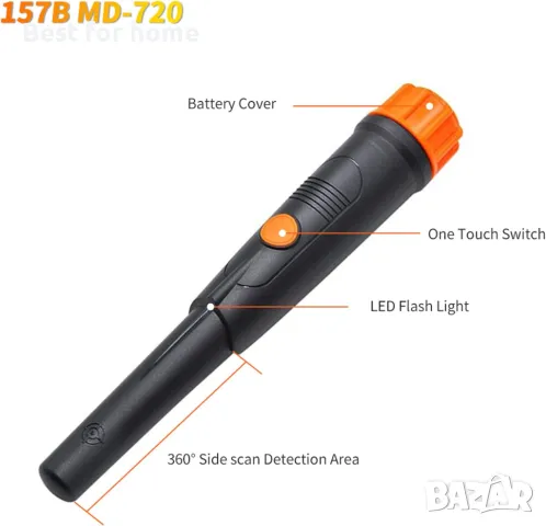 Металотърсач, GP-Pointer SUNPOW Pinpointer, IP68, снимка 3 - Други ценни предмети - 50310861