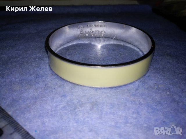 EAU THERMALE Avene МАРКОВА с ПОСРЕБРЯВАНЕ МОДНА ДИЗАЙНЕРСКА АРТ ГРИВНА 37981, снимка 8 - Гривни - 40856299