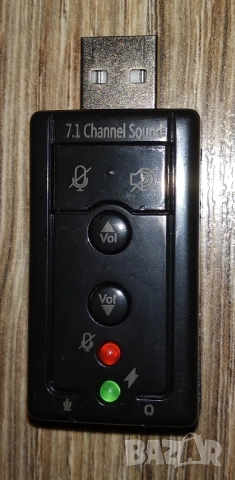 Нови usb звукови карти 7.1, снимка 3 - Други - 54089058