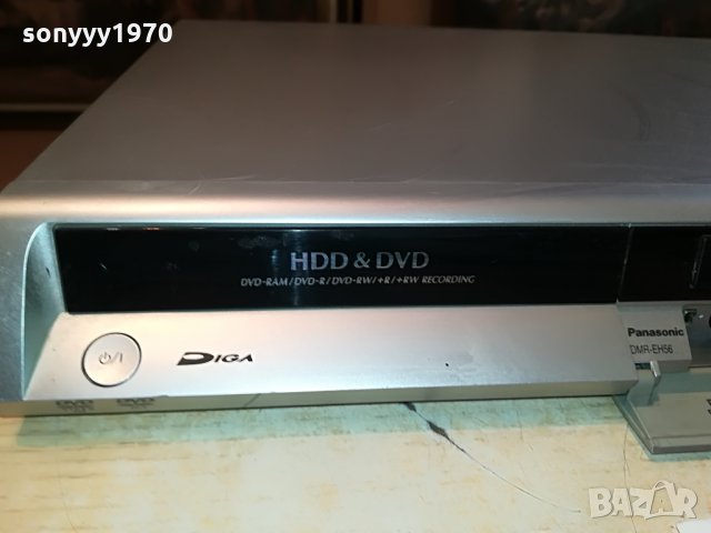 panasonic dmr-eh56eg-s HDD/DVD внос germany 0408212144, снимка 3 - Плейъри, домашно кино, прожектори - 33725807