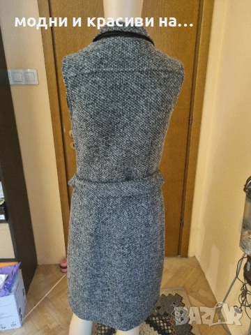 Рокля тип тренч Mango(размер М), снимка 6 - Рокли - 52405398