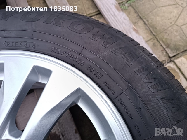 4бр. летни гуми 215/70/16 Yokohama, снимка 8 - Гуми и джанти - 52594950