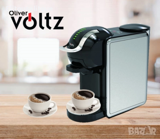 Кафемашина 8 в 1 Voltz, 1450W,19 бара,резервоар 0.8л.,5 адаптера, снимка 4 - Кафемашини - 52188870