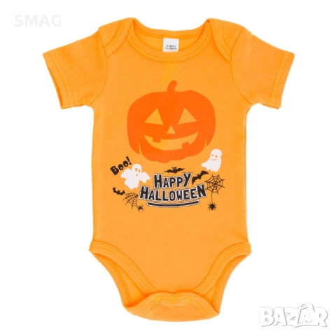 Бебешко боди Happy Halloween / Хелоуин_1244060, снимка 2 - Бодита за бебе - 52117480