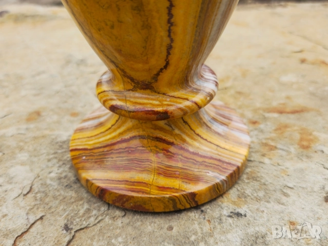 Ваза от Мраморен Оникс , снимка 7 - Декорация за дома - 52113633