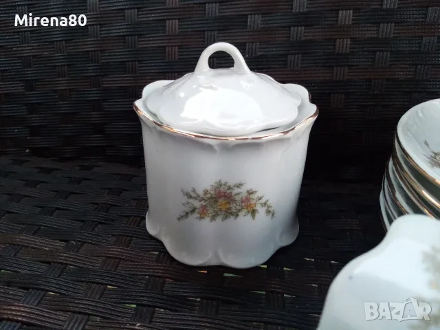 Български сервиз за кафе * Мащерка *, снимка 3 - Сервизи - 56060989
