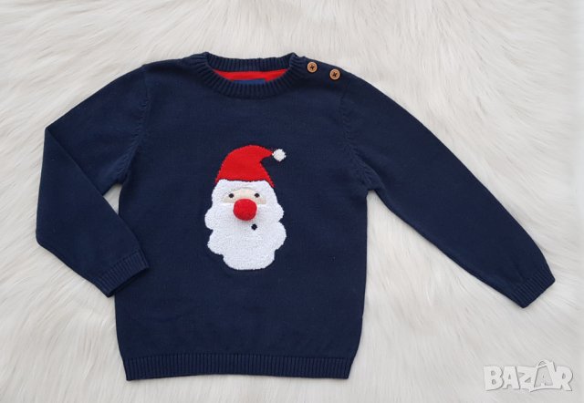 Детски Коледен пуловер TOM TAILAR - 18-24 месеца, снимка 1 - Бебешки блузки - 42637593