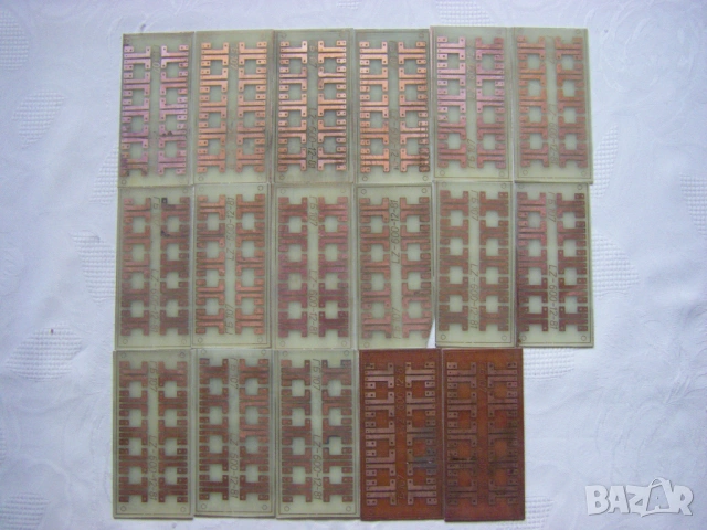 17 броя експериментални печатни платки с дебелина  1.5мм, снимка 2 - Друга електроника - 37190749