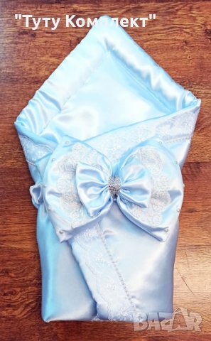 Сатенено порт бебе тип прегърни ме за изписване и за бебета от 0 до 6м, снимка 9 - Спално бельо и завивки - 37954349