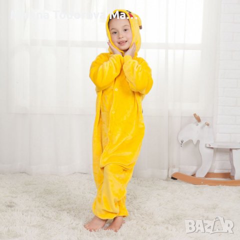 Пижама пикачу  покемон косплей, снимка 4 - Детски пижами - 38357948