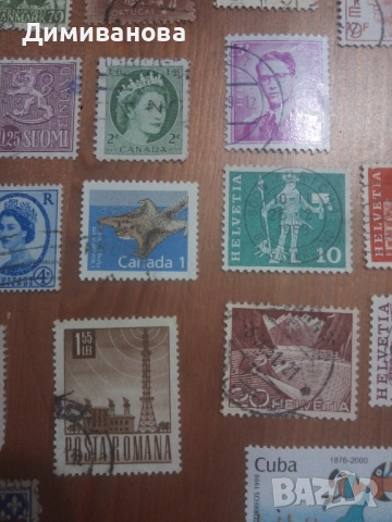 Колекция 70 пощенски марки от различни държави, снимка 7 - Филателия - 51745994