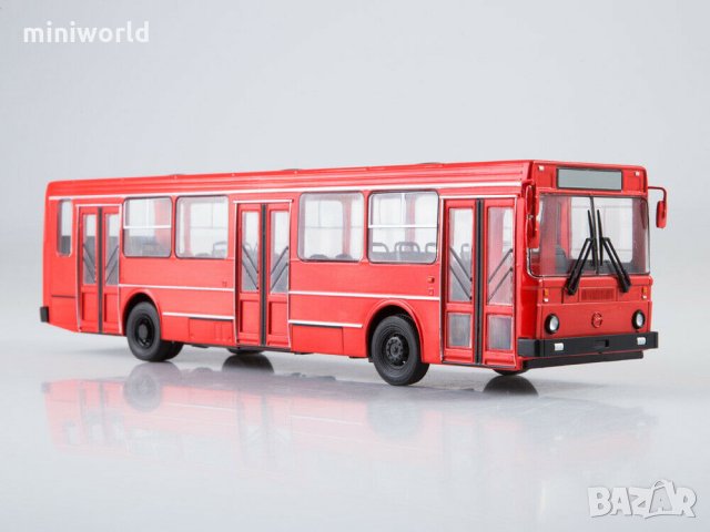 ЛиАЗ 5256 градски автобус - мащаб 1:43 на Наши Автобуси моделът е нов в блистер, снимка 3 - Колекции - 31947537