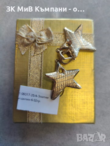 Златни Обеци 6.02гр 14к