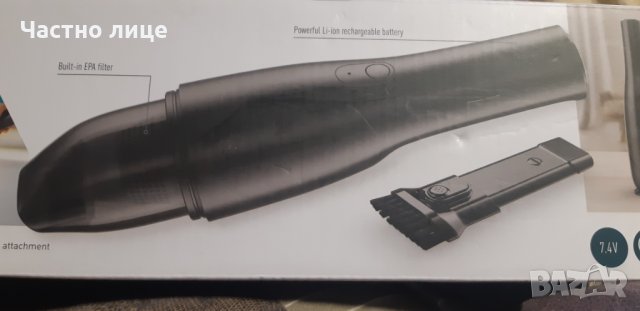 Ръчна прахосмукачка с акумулаторна батерия предназначена за почистване на клавиатури, снимка 3 - Прахосмукачки - 35176742