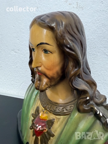 Скулптура / статуетка на Исус Христос. №7416 , снимка 4 - Антикварни и старинни предмети - 51917968